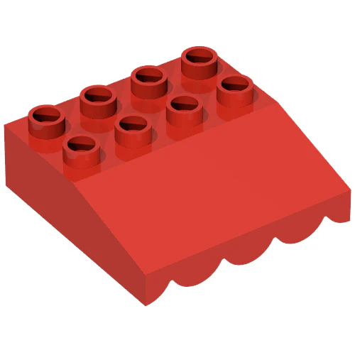 Part 31170 – Duplo Roof Sloped 33 4 x 4 with Awning Overhang