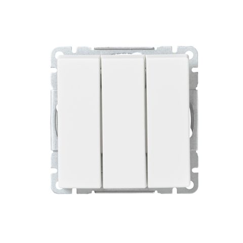 ABB 10631UC-884 Strömställare 3×1-polig, IP21, vit