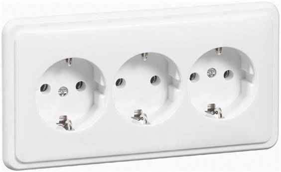 PEHA by Honeywell 1x Komplett Kontaktskydd Renvit 496311 1 st