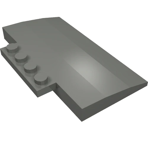 Part 15625 – Slope, Curved 5 x 8 x 2/3 with 4 Studs