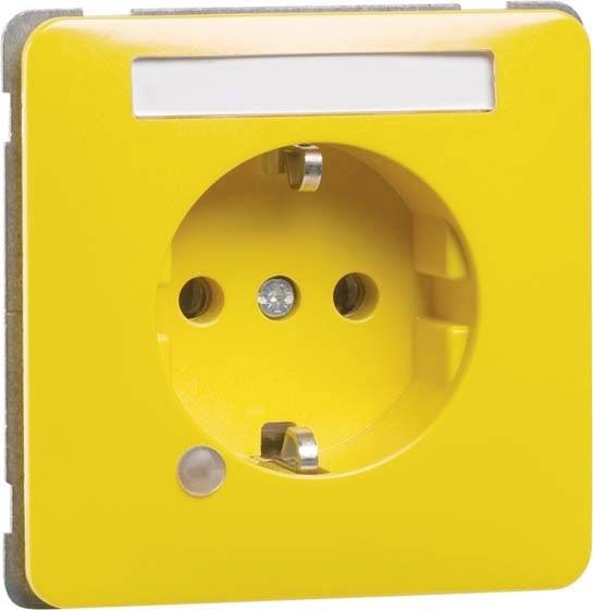 PEHA by Honeywell 1x Insats Kontaktskydd Gul 784121 1 st
