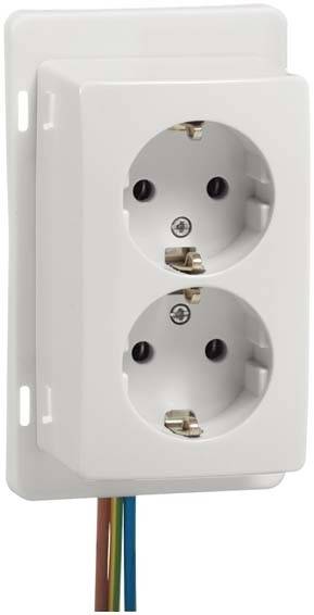 PEHA by Honeywell 1x Komplett Kontaktskydd Vit 495321 1 st