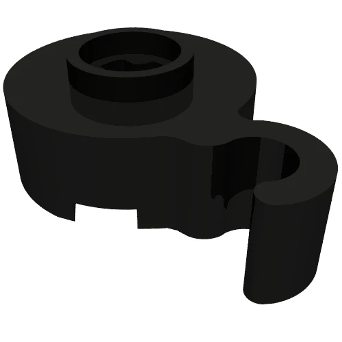 Part 83497 – Hook Round 2 x 2 with Axle Hole and Bottom Stud Holder