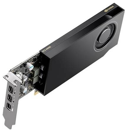 PNY Grafikkort Nvidia RTX™ A1000 Low Profile OEM 8 GB GDDR6-RAM PCIe x8 Mini DisplayPort Låg profil