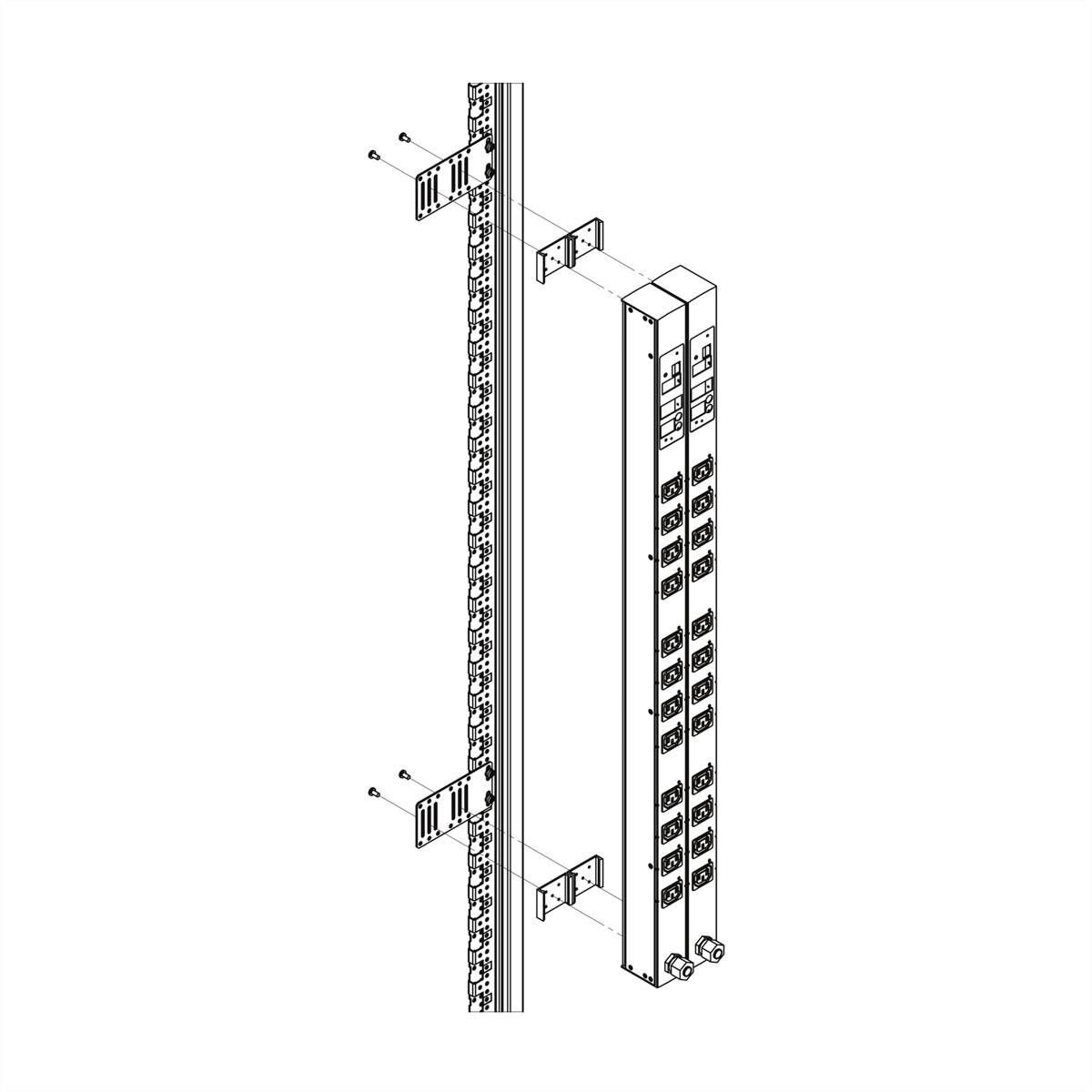 nVent SCHROFF 23130010 19 tum Monteringsmaterial