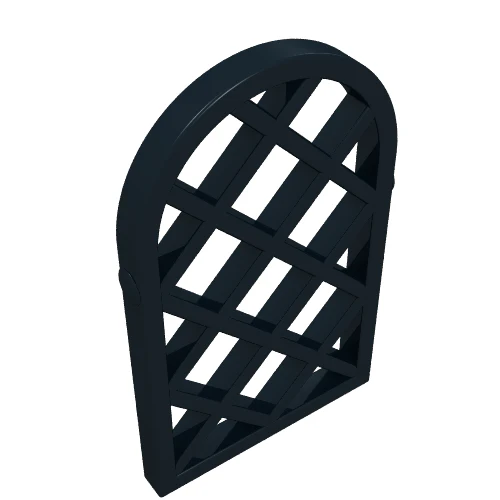 Part 30046 – Pane for Window 1 x 2 x 2 2/3 Lattice Diamond with Rounded Top