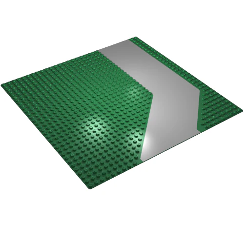 Part 4478p01 – Baseplate, Road 32 x 32 with Driveway in Gray Pattern