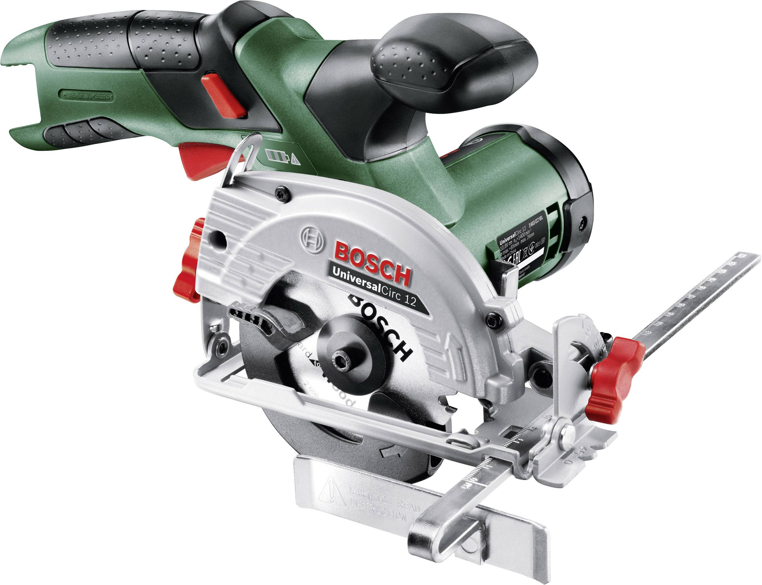 Bosch Home and Garden UniversalCirc 12 Cirkelsåg batteridriven 85 mm exkl. batteri/laddare 12 V