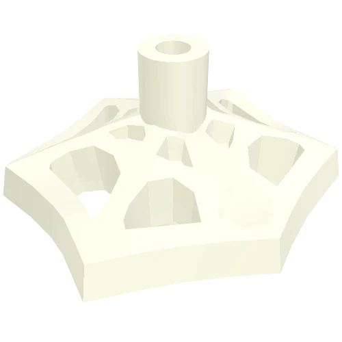Part 36083d – Minifigure, Weapon Web Effect, Small, Short Bar on Front and Back