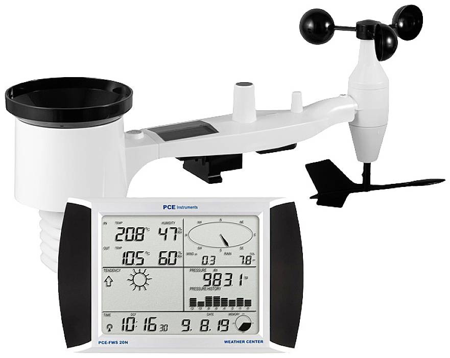 PCE Instruments PCE-FWS 20N Digital väderstation