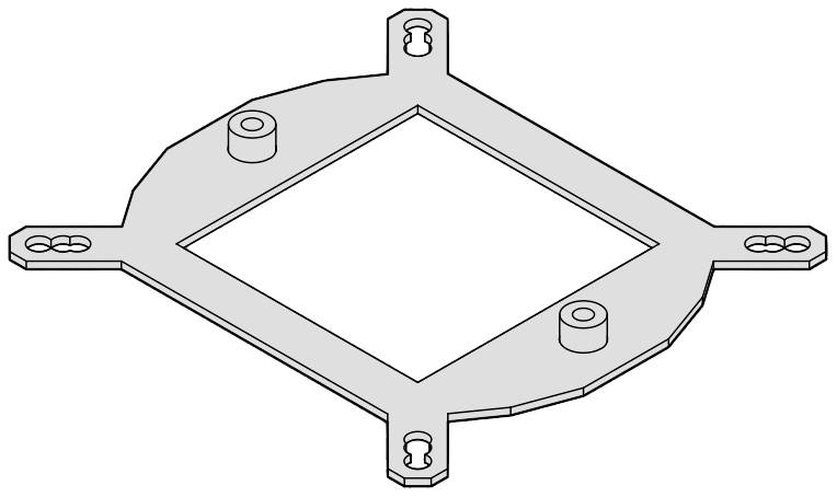 nVent SCHROFF 24830003 19 tum Adapterplatta