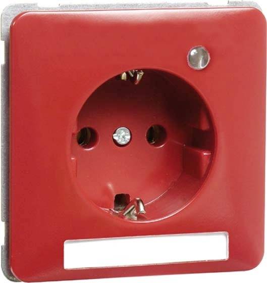 PEHA by Honeywell 1x Insats Kontaktskydd Röd 786321 1 st