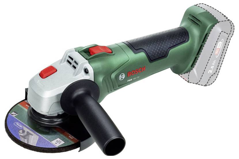 Bosch Home and Garden PWS 18V-70 06033E6001 Vinkelslip 125 mm 18 V