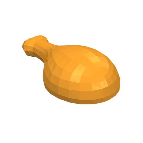 Part 33057 – Turkey Drumstick, 20mm with Round Opening on Back