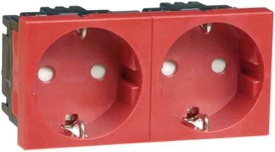PEHA by Honeywell 1x Insats Kontaktskydd Röd 402711 1 st