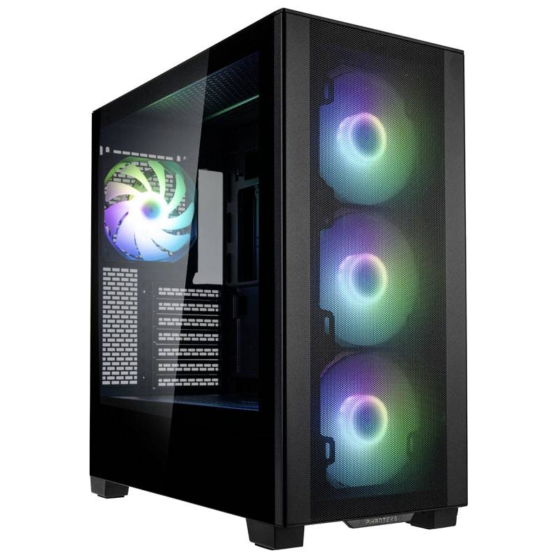 Phanteks Phanteks XT Pro Ultra Tempered Glass Windows, D-RGB – schwarz Midi-Tower Hölje, Datorchassi GAMER, Datorchassi