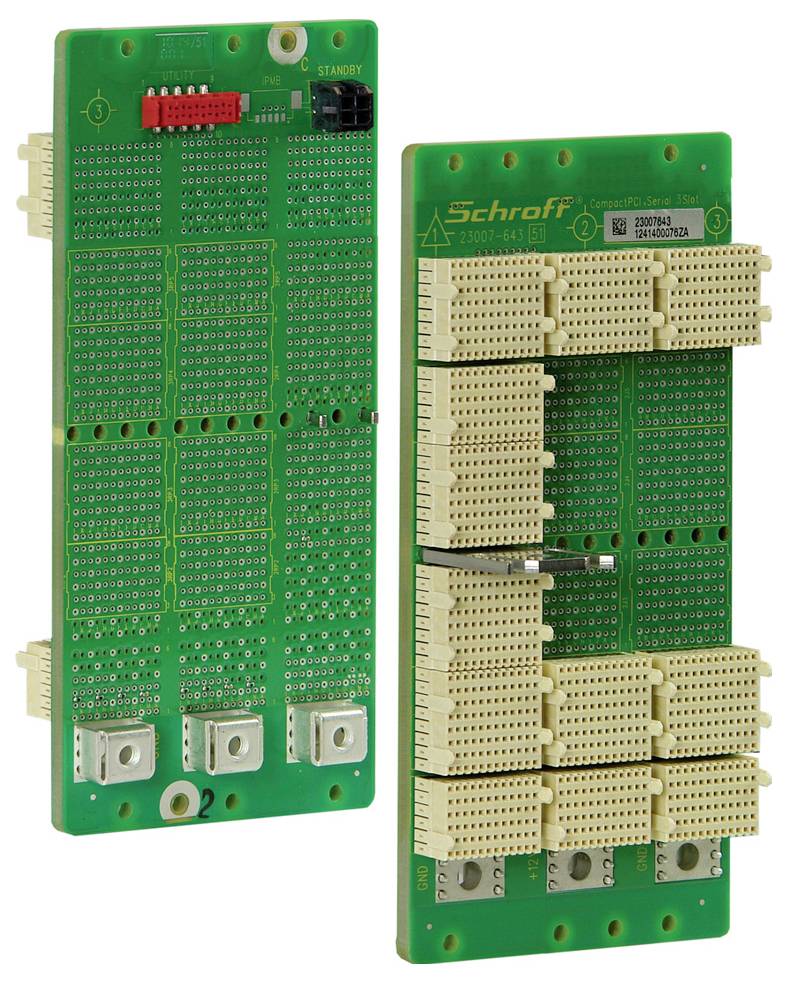 nVent SCHROFF 23007643 19 tum CPCI seriell backplane 3 U
