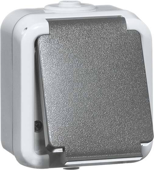 PEHA by Honeywell 1x Komplett Kontaktskydd Grå 306411 1 st