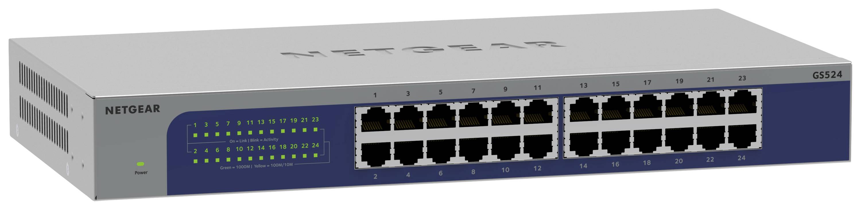 NETGEAR GS524-300EUS GS524-300EUS Ethernet Switch 26 + 2 Port 1 GBit/s