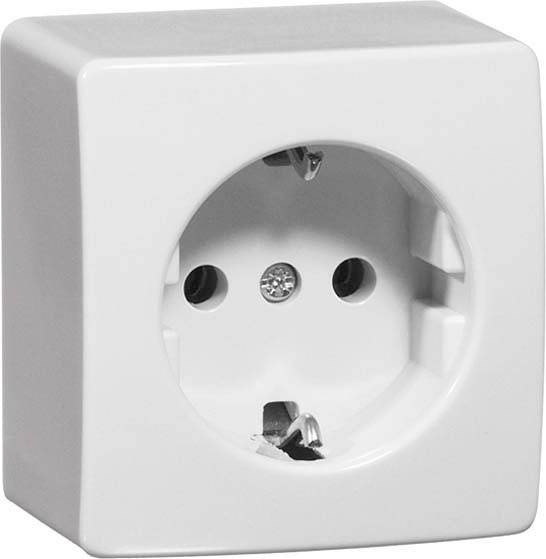 PEHA by Honeywell 1x Komplett Kontaktskydd Vit 485111 1 st
