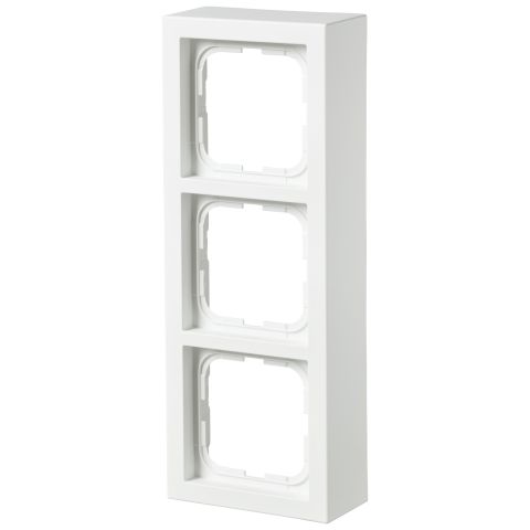 ABB 1723S85-884 Förhöjningsram 85 x 40 mm, vit 3-fack