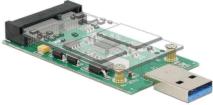 Delock 62681 Gränssnittskonverter [1x USB 3.0 – 1x MSATA]