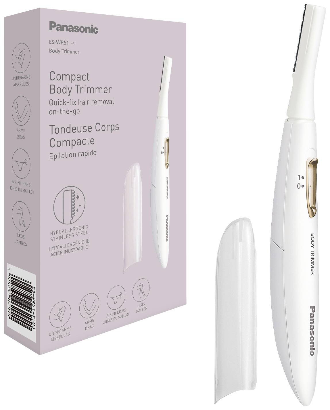 Panasonic ES-WR51 Kroppshårstrimmer Vit