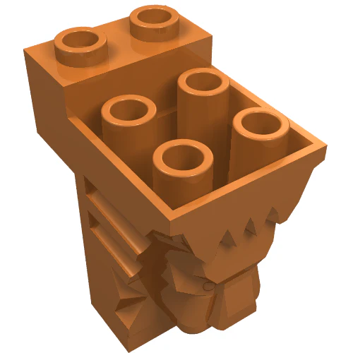 Part 30274 – Brick, Modified 2 x 3 x 3 with Cutout and Lion Head – 6 Hollow Studs