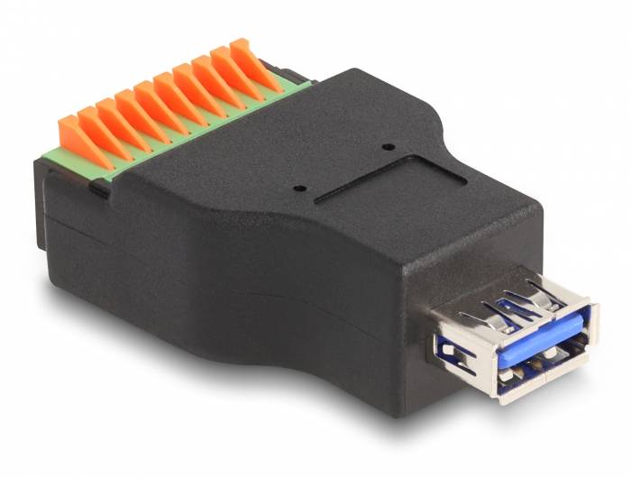 Delock USB 2.0 Adapter [1x USB 3.2 Gen 1 A hona (USB 3.0) – 1x Uttag] 66239