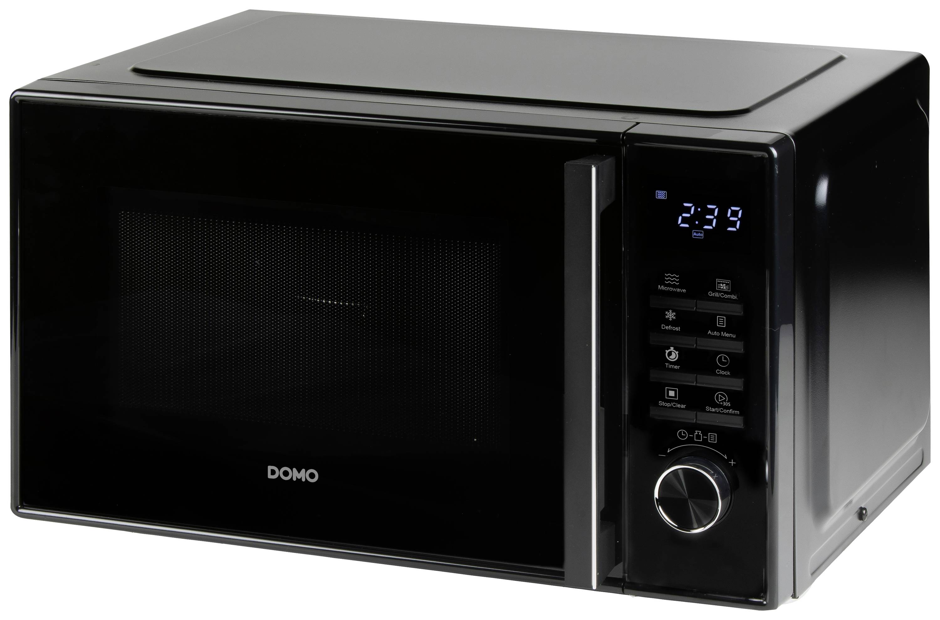 DOMO DO22501G Mikrovågsugn Svart 900 W Grillfunktion, Timerfunktion
