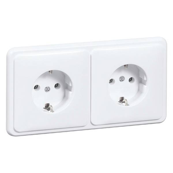PEHA by Honeywell 1x Komplett Kontaktskydd Vit 490221 1 st