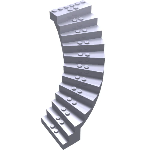 Part 6169 – Stairs 13 x 13 x 12 Curved Open