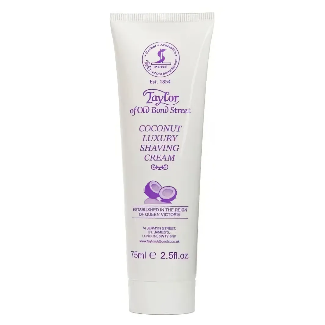 Taylor of Old Bond Street Coconut Luxury Shaving Cream Tube