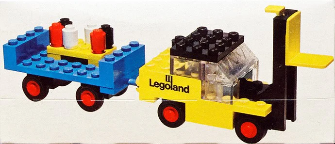 Set 652-2 – Fork Lift Truck and Trailer