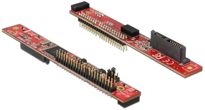 Delock 62687 Gränssnittskonverter [1x SATA – 1x IDE hane 44-polig]