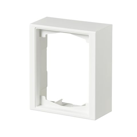 ABB 1721S100-884 Förhöjningsram 100 x 40 mm, vit 1-fack