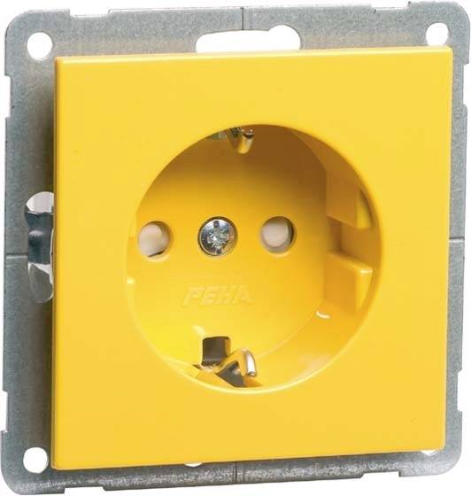 PEHA by Honeywell 1x Insats Kontaktskydd Gul 18921 1 st