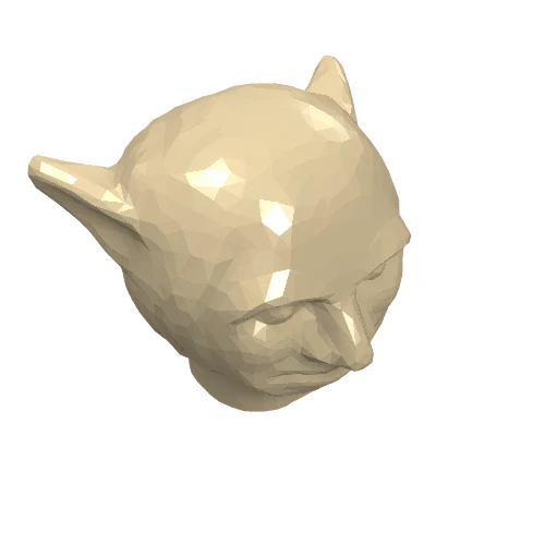 Part 42109 – Minifigure, Head, Modified Goblin Plain