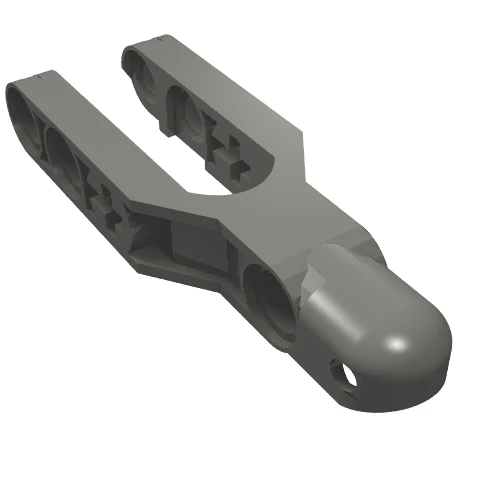 Part 57515 – Technic, Steering Arm 6 x 2 with Tow Ball Socket Rounded, Chamfered