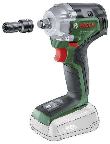 Bosch Home and Garden UniversalImpactDrive 18V-350 0603980304 Mutterdragare batteri 350 Nm 18 V Antal batterier som ingå