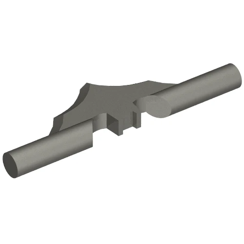 Part 37720c – Minifigure, Weapon Batarang with Bars on Ends