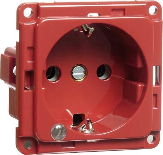 PEHA by Honeywell 1x Insats Kontaktskydd Röd 259311 1 st