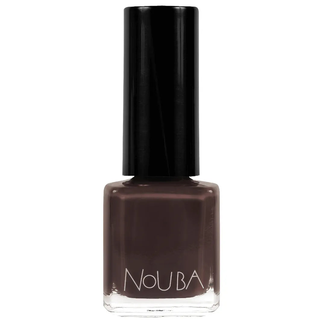 Nagellack mörk gråbrun med plommonlila underton 7ml