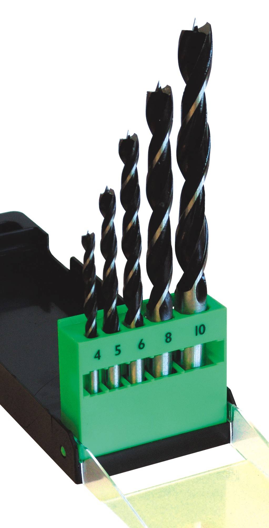 Trä-spiralborr-set 5 delar C.K T3040 Cylinderskaft 1 set