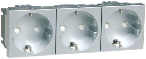 PEHA by Honeywell 1x Insats Kontaktskydd Aluminium 516311 1 st