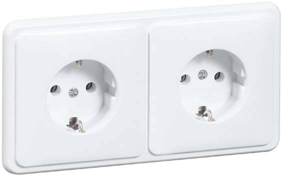 PEHA by Honeywell 1x Komplett Kontaktskydd Vit 495911 1 st