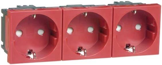 PEHA by Honeywell 1x Insats Kontaktskydd Röd 403711 1 st