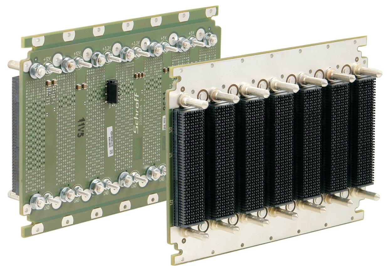 nVent SCHROFF 23001814 19 tum CPCI seriell backplane Flerfärgad