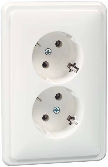 PEHA by Honeywell 1x Komplett Kontaktskydd Vit 490621 1 st