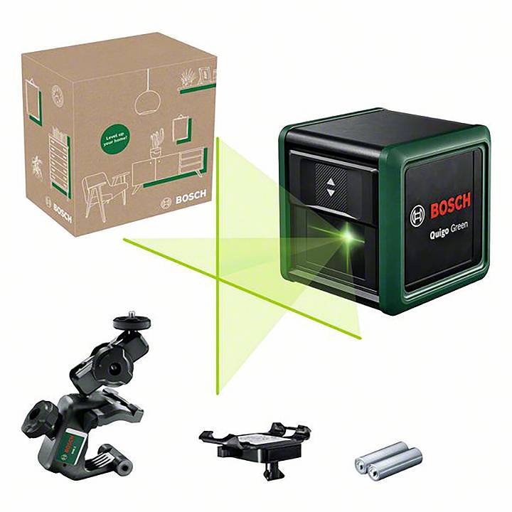 Bosch Home and Garden Quigo Green Korslinjelaser Räckvidd (max.): 12 m